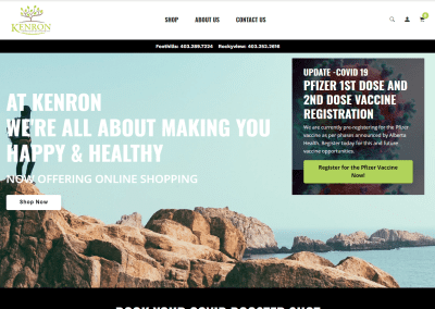 Kernon Pharmacy eCommerce website