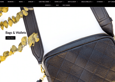 Wall Street Clothing eCommerce website