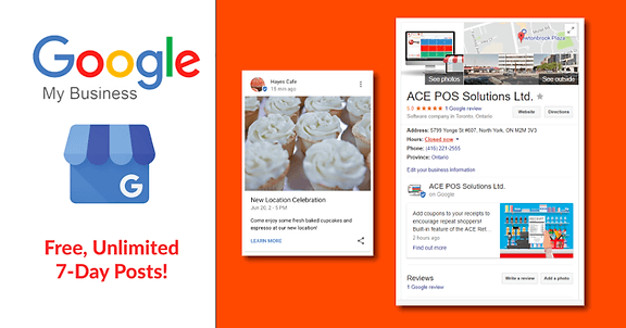 Google My Business integration with ACE POS